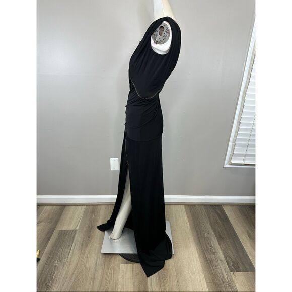 TOM FORD  Zip Detail One Shoulder Jersey Gown IT38/US 2 $4,480 - Picture 5 of 11